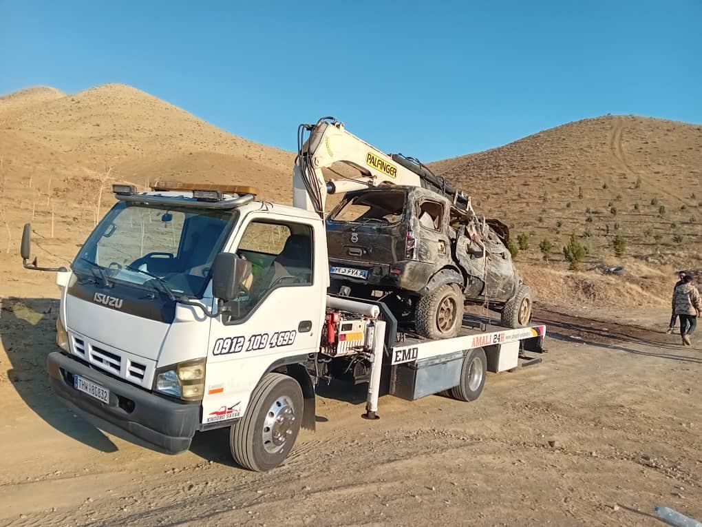 خدمات دکل عنکبوتی و کفی خودروبر کمالی نیک در تهران
