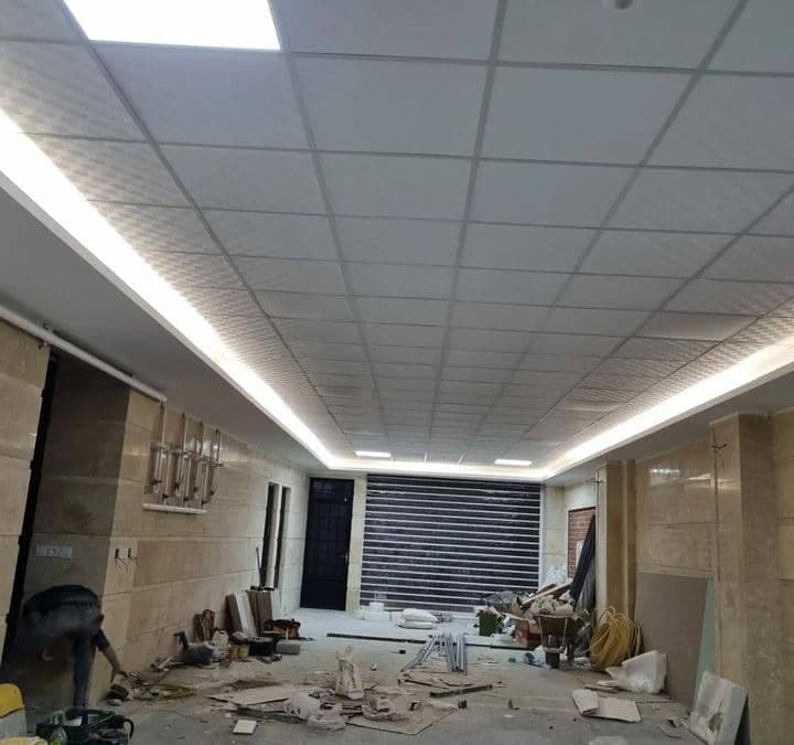 اجرای دیوار وال اسپید ساناسازان در ابهر
