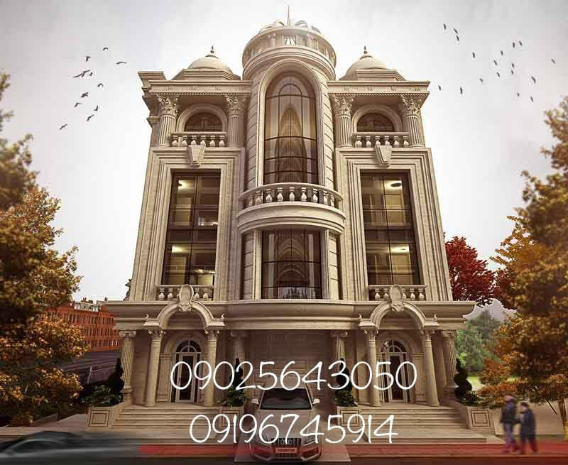خدمات و اجرای نما رومی سیمانی رضا اصانلو در رشت