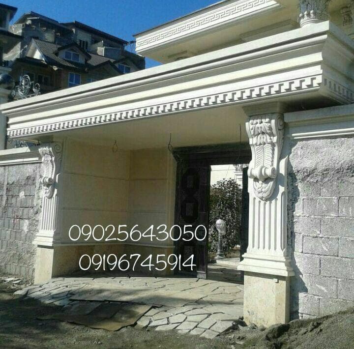 خدمات و اجرای نما رومی سیمانی رضا اصانلو در رشت