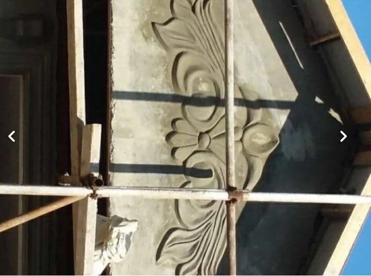 سیمانبری نمای رومی قربانی در رشت