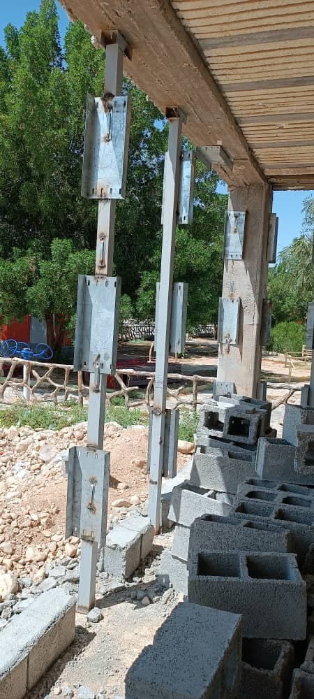 فروش و نصب میلگرد بستر والپست استحکام سازه در خورموج