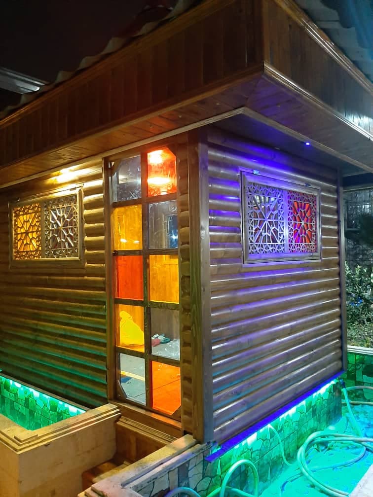 طراحی و اجرای کلبه چوبی و آلاچیق کاخ چوبی در کرج