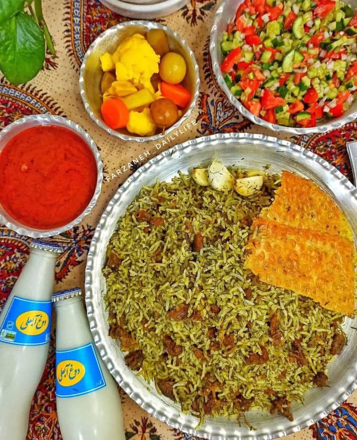 غذای بیرون بر هفت رنگ در برازجان