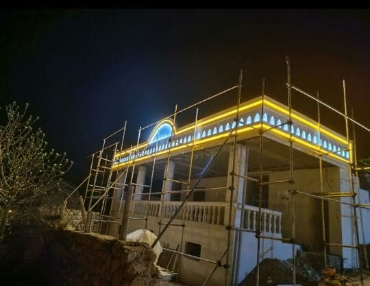 اجرای نمای ساختمان برادران پژن در یاسوج