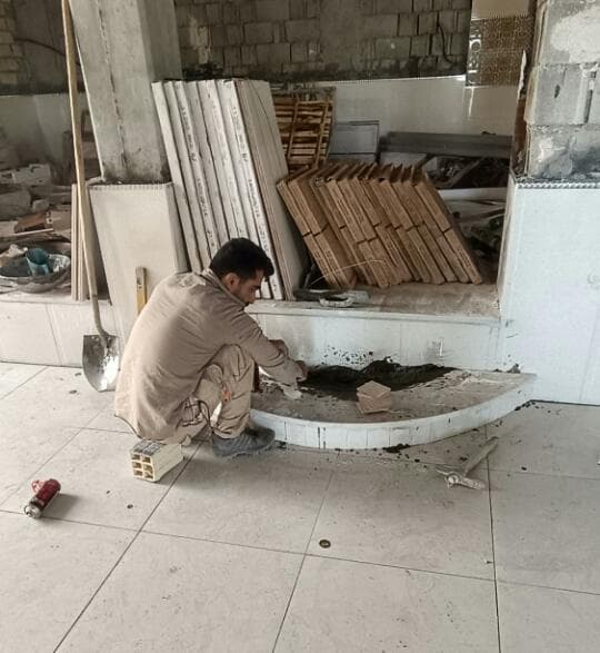 اجرای نمای ساختمان برادران پژن در یاسوج