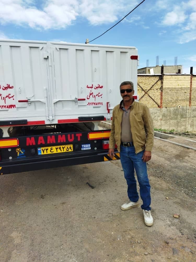 لبه سازی کانتینر و تریلی بهنام واعظی در زنجان