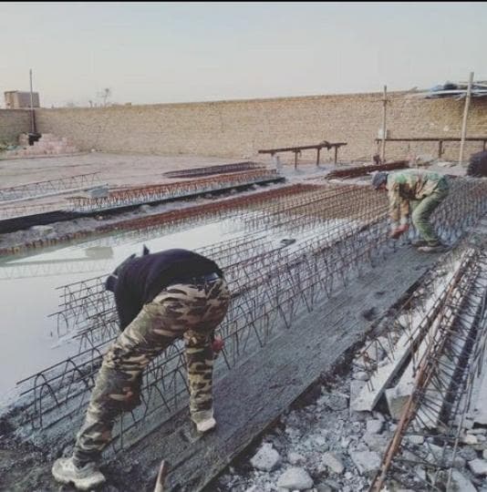 کارگاه تیرچه بلوک محمدی در تایباد خراسان رضوی