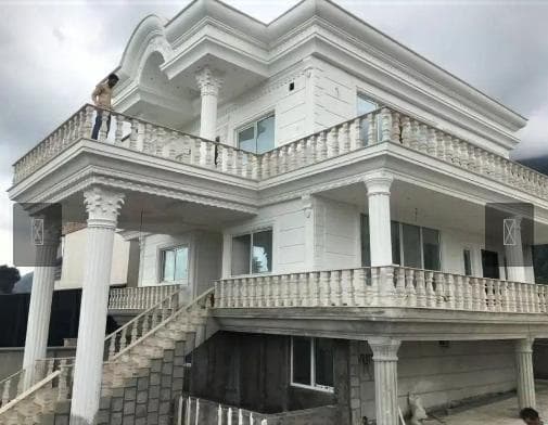خدمات ساختمان نما رومی هنر بتن در مازندران