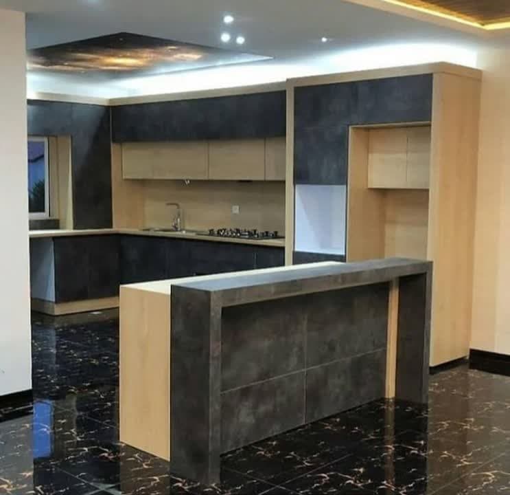 طراحی و دکوراسیون داخلی و کابینت سازی چهار چوب نوین در نور