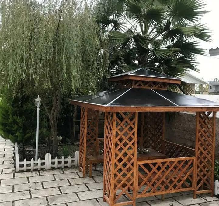 ساخت کلبه های چوبی و خانه های چوبی طبرستان چوب در زیرآب سوادکوه