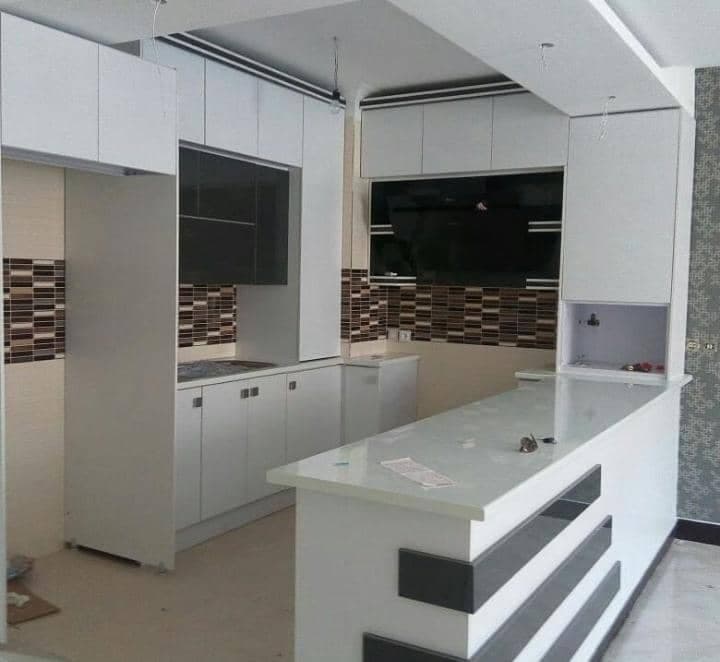 طراحی و اجرای کابینت چوبی و فلزی توحید در لار فارس