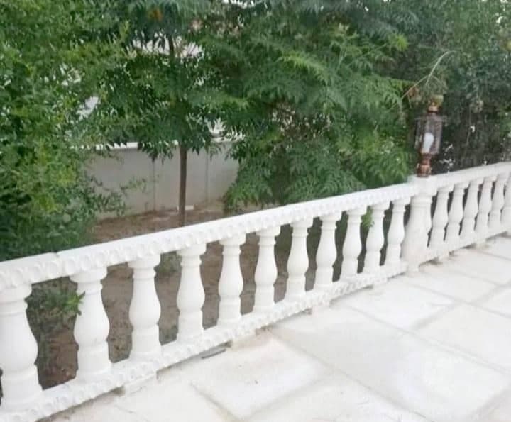 تولیدی نرده سنگی و دور باغچه کارو در بم