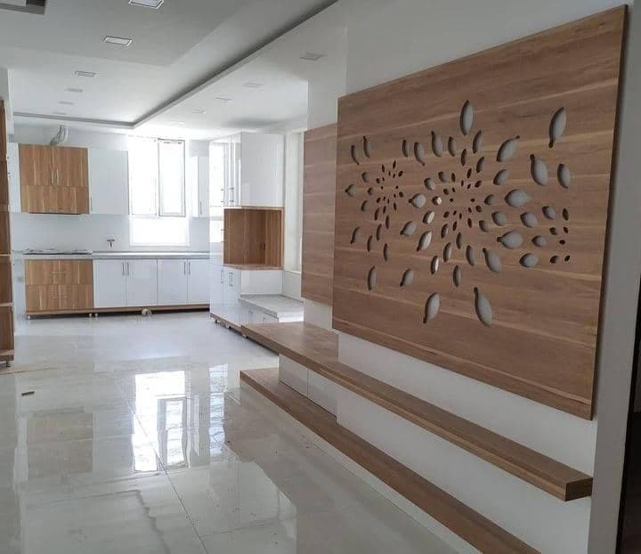 طراحی و اجرای کابینت چوبی و فلزی توحید در لار فارس
