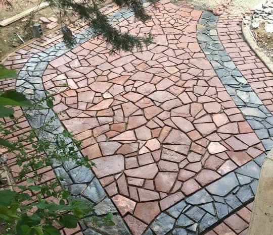 فروش سنگ لاشه ورقه ای مالون حدادی در مشهد