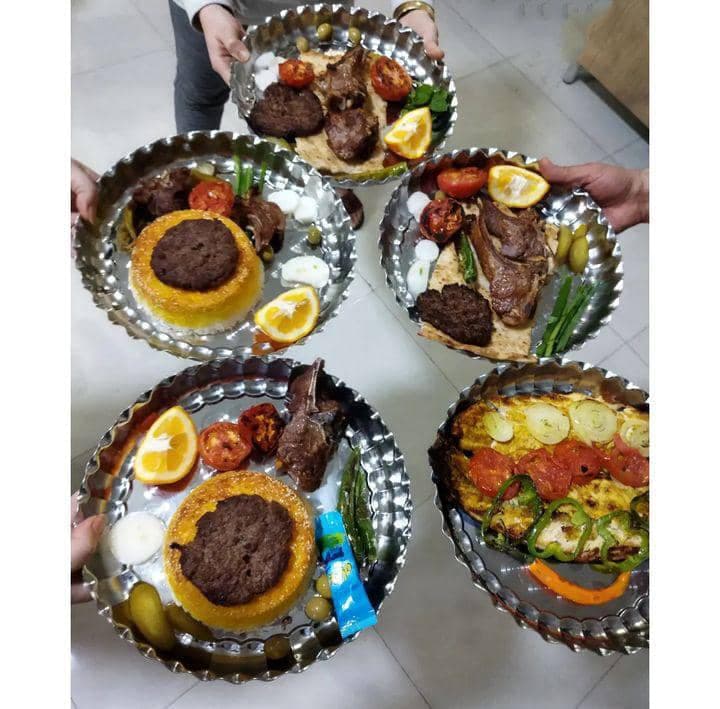 باغ رستوران تخت سلیمان در کرمانشاه