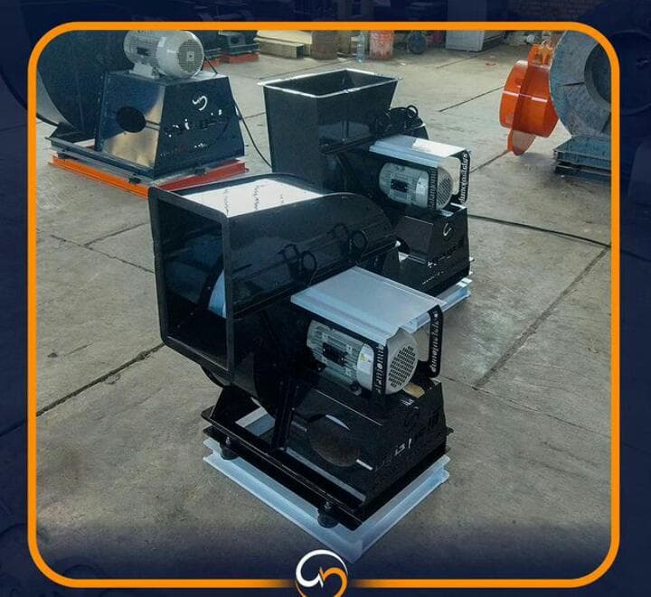 تولیدی فن سانتریفیوژ و اگزاست فن صنعتی شرکت آلافن جنوب در شیراز
