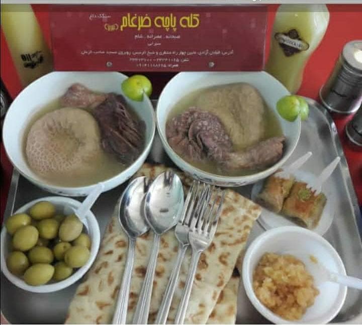 کله پزی و سیرابی ضرغام در تبریز