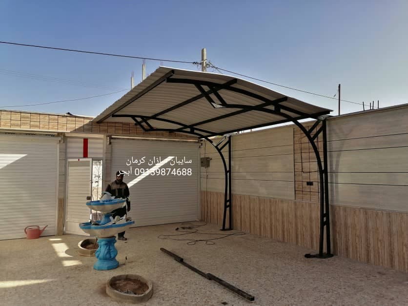 اجرا نصب سایبان و فروش ورق upvc آبجر در رفسنجان کرمان