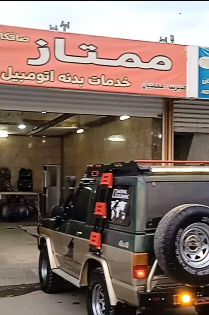 صافکاری نقاشی و بازسازی خودرو پاترول پاژن جیپ تویوتا ممتاز در مشهد