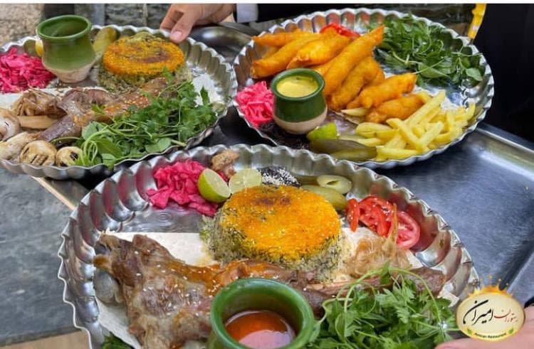 باغ رستوران بزرگ امیران در فشم تهران