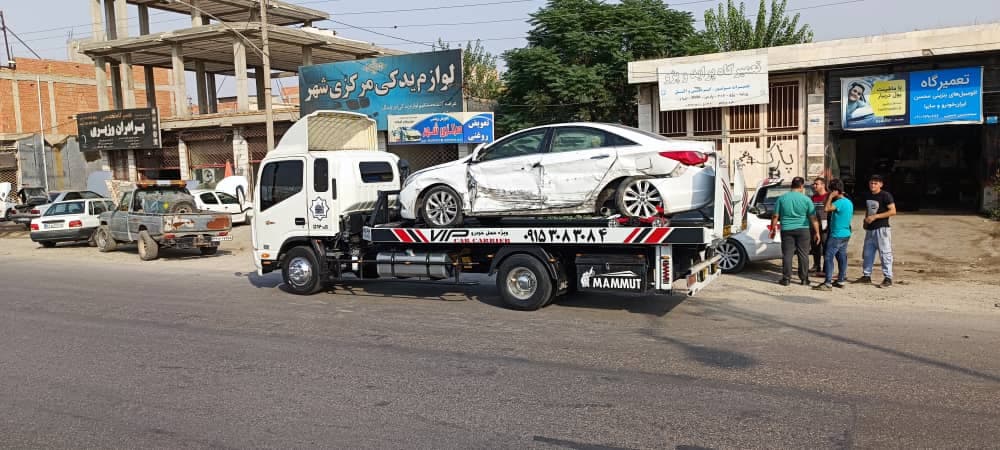 خودروبر کفی جرثقیل عنکبوتی و یدک کش سالار در سجاد مشهد