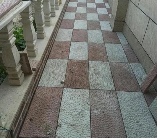 تولید موزاییک پلیمری نرده و کنار باغچه درخشان در رباط کریم تهران