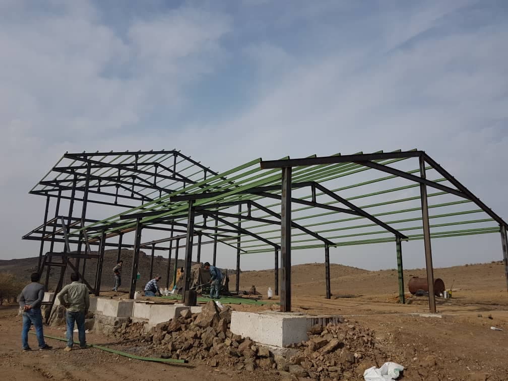 سوله سازی و اجرای شیروانی ایران سقف در اردبیل