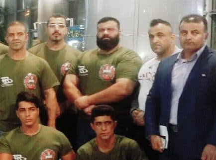 رضا رجبی قهرمان و مربی پاورلیفتینگ و پرس سینه یزد