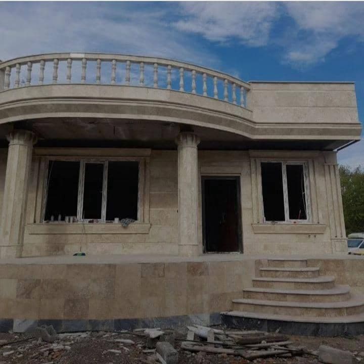 اجرای نمای ساختمان عبادی در تبریز