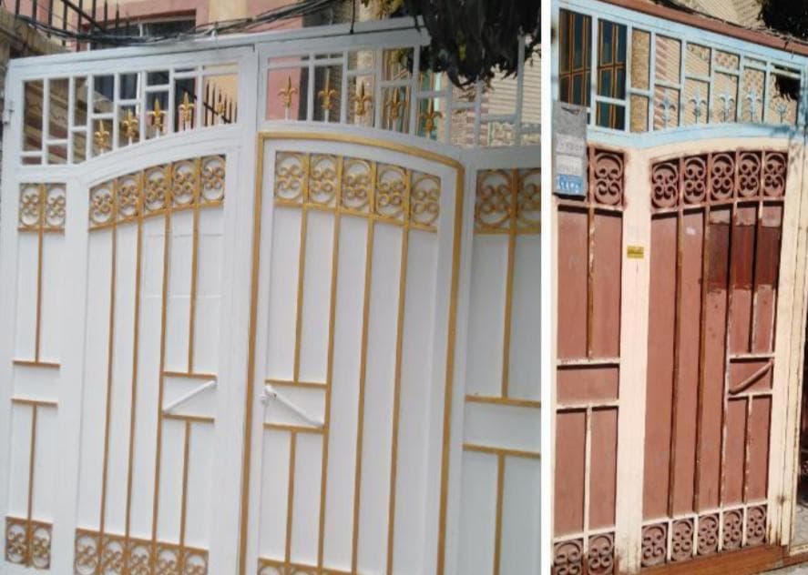 اجرای رنگ داخلی و نمای ساختمان خسروانی در بندرعباس