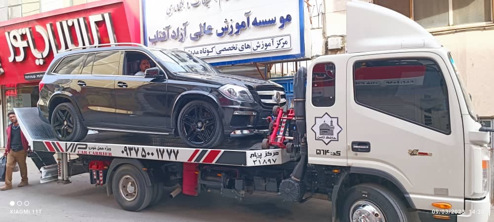 خودروبر کفی جرثقیل عنکبوتی و یدک کش سالار در سجاد مشهد