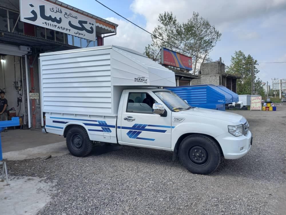 اتاقسازی فایبرگلاس و آهنی پراید وانت آریسان و مزدا امپراطور در لولمان رشت