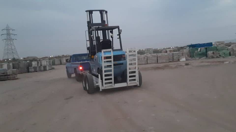ساخت کفی یدک کش حمل لیفتراک و بابکت آراد ماشین نایبند در بندرعباس