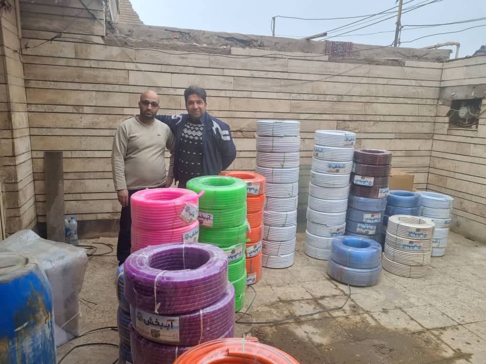 پخش و فروش شلنگ آب گاز و کشاورزی و صنعتی آب بخش در کرمانشاه