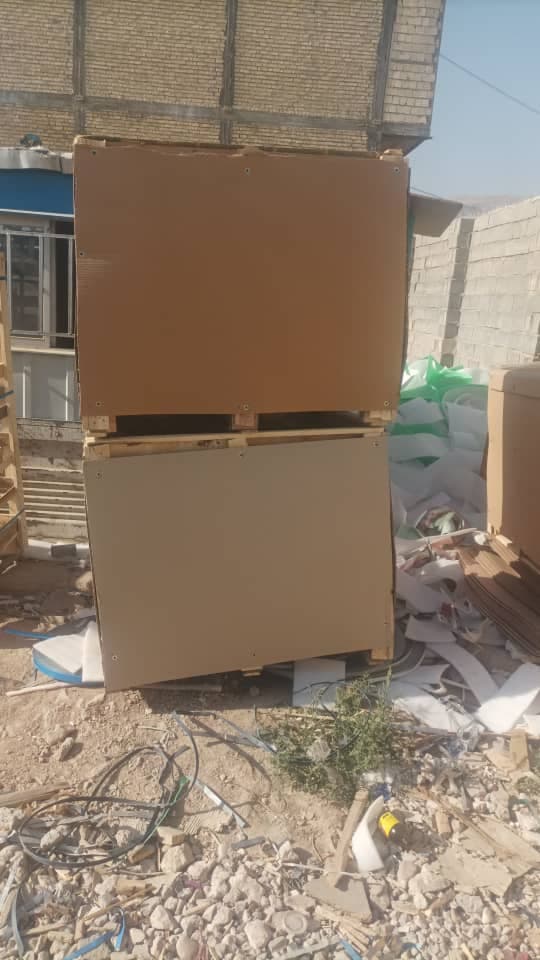 ساخت و تولید پالت چوبی و باکس پالت کارتونی جواد در شیراز