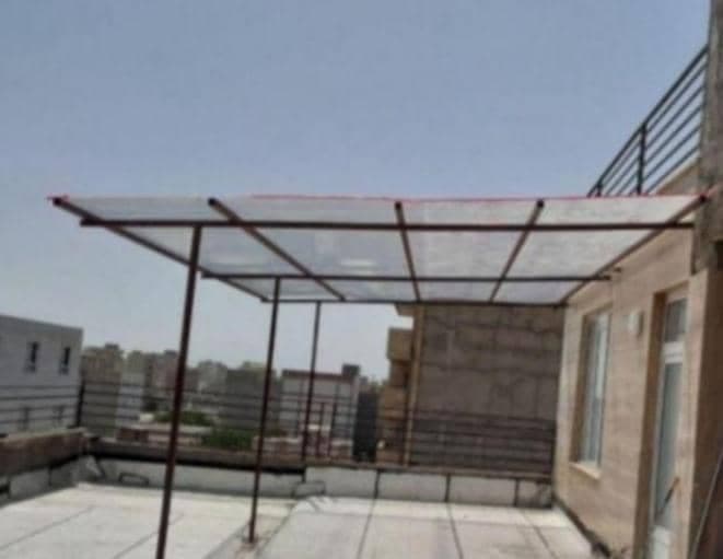 طراحی و اجرای سقف شیروانی ویلایی و سوله منصوری در اردبیل