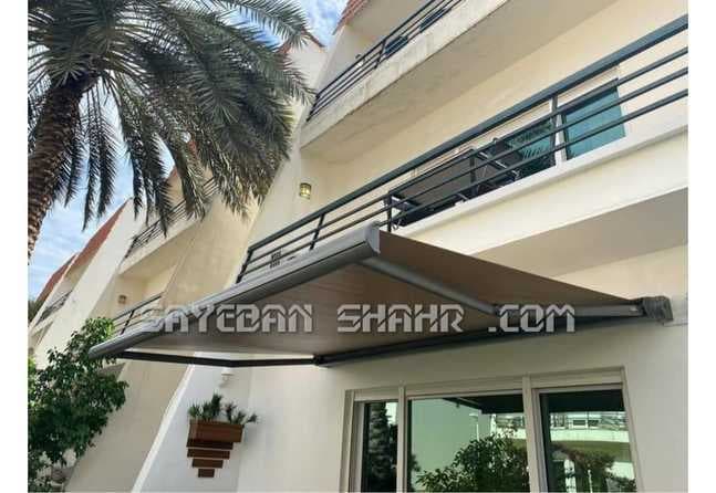 تولید فروش ساخت سایبان تبلیغاتی فنری مغازه برقی سایبان شهر در تهران