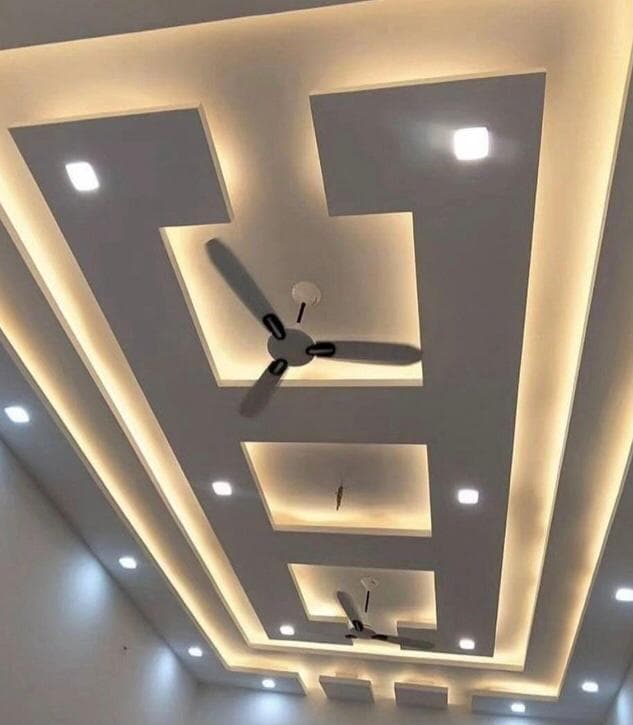 اجرای کناف سقف کاذب و نقاشی ساختمان شکوهی در شاهین شهر