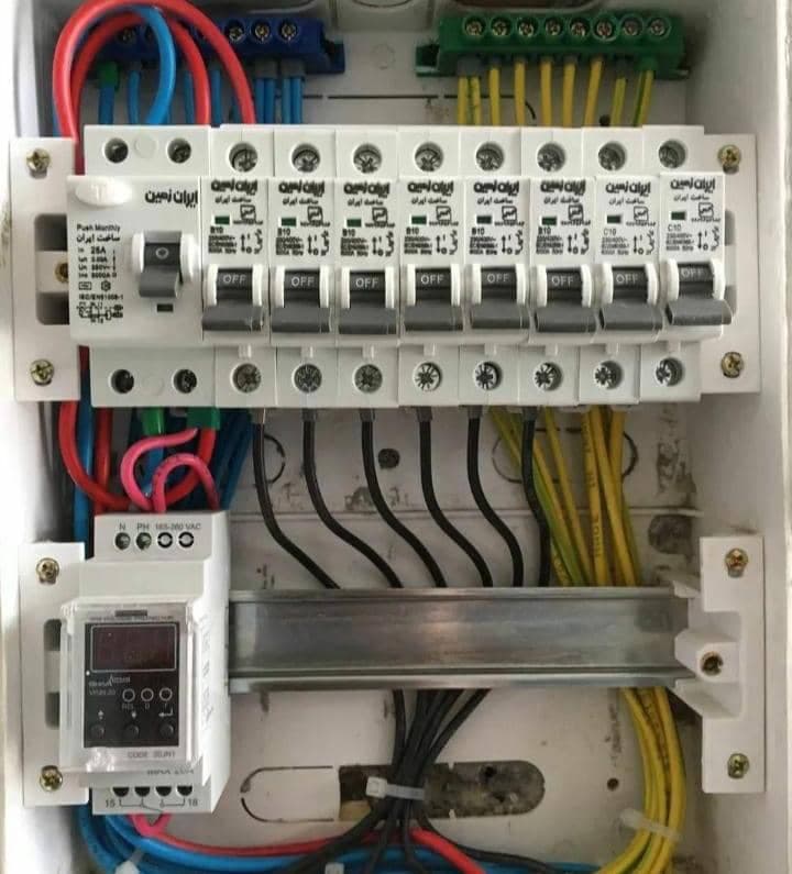 برقکاری ساختمان ساکی در اهواز