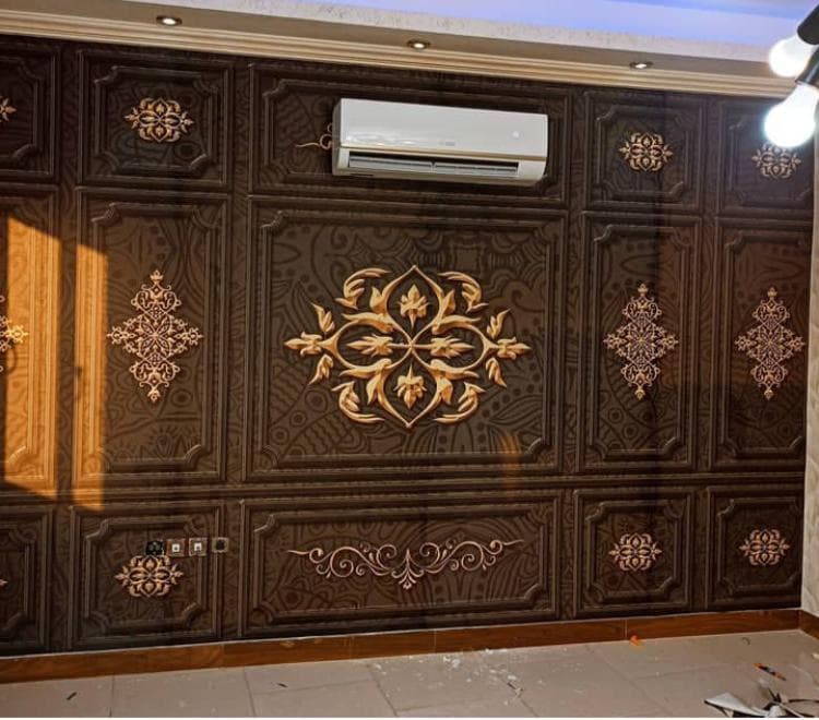 نصاب اجرا و فروش کاغذ دیواری دیزاین 46 در تختی رشت