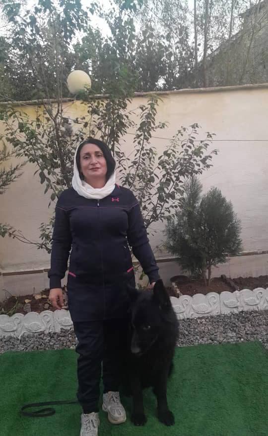 معصومه آهن جان مربی سگ در گیلان