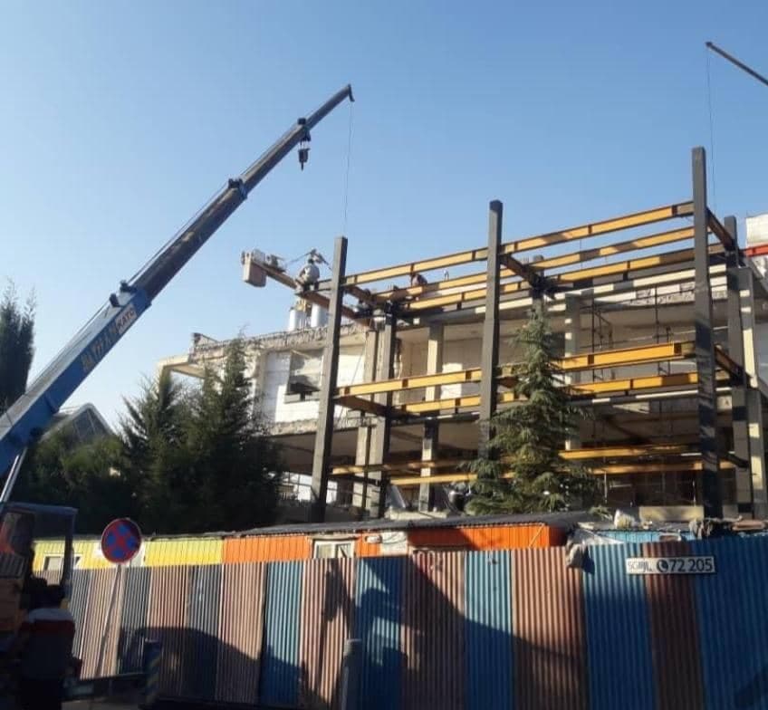 ساخت و نصب اسکلت فلزی ساختمانی و صنعتی عبداللهی در تهران