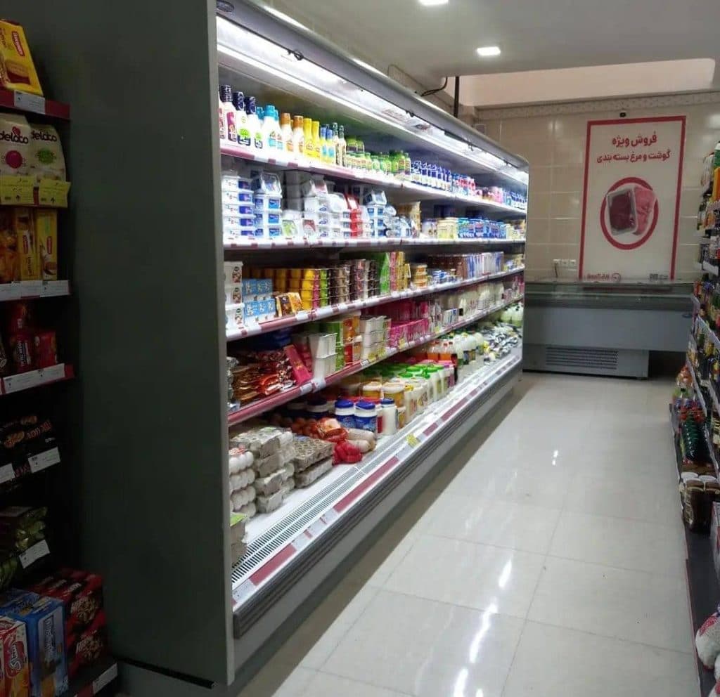 طراحی و تولید یخچال پرده هوا توران در اهواز