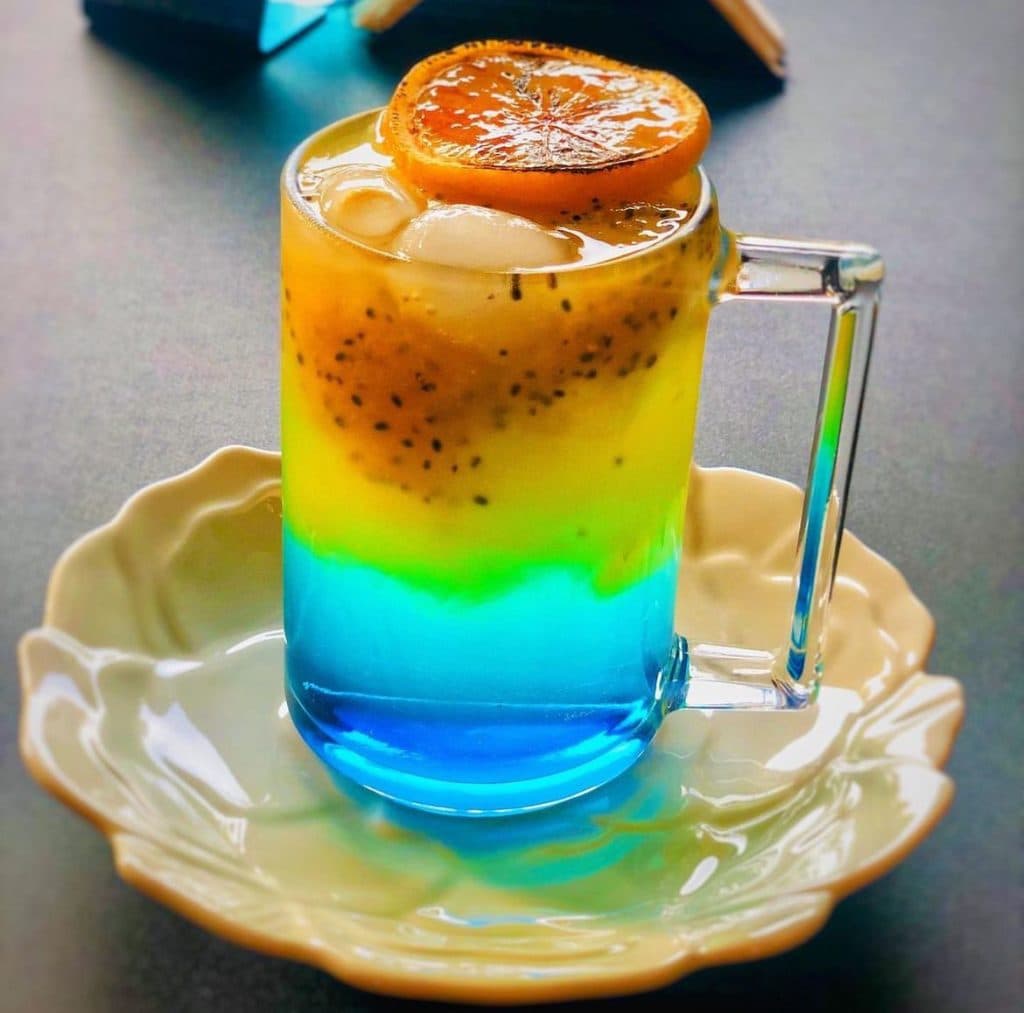 کافه آبی در بندرعباس