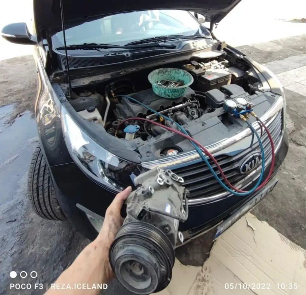 تعمیر و نصب تخصصی کولر اتومبیل آیس لند در رشت