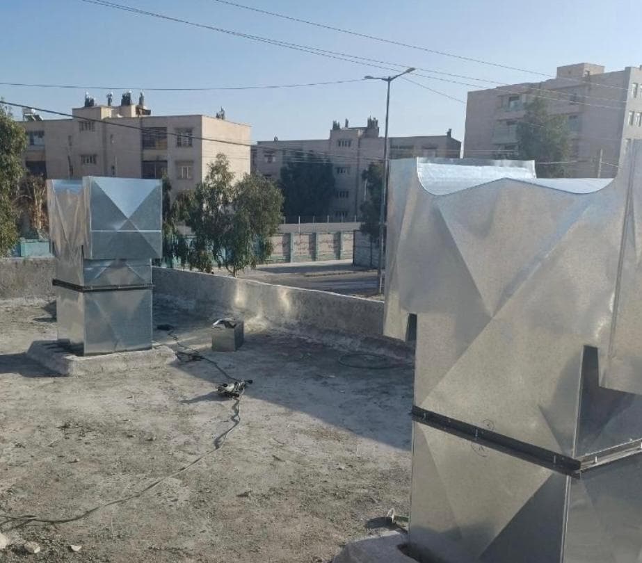 ساخت کانال تهویه برادران سرگلزائی در زاهدان