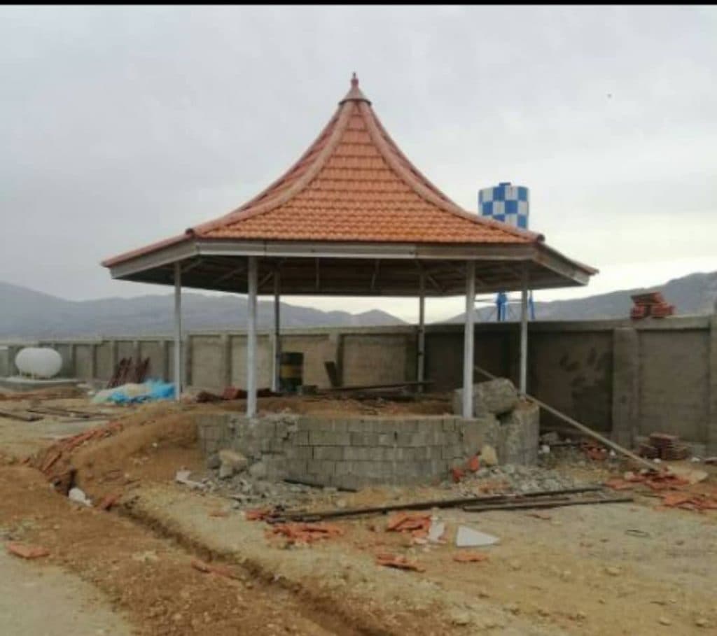 ساخت سقف های شیب دار فلزی عسکری در شیراز