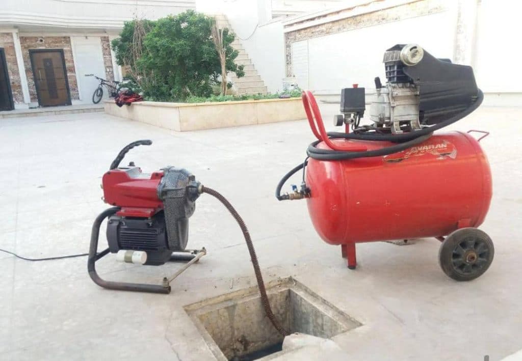 لوله بازکنی و چاه بازکنی بارانی در بوشهر
