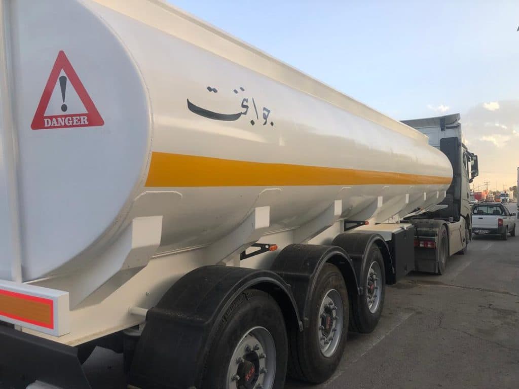 تانکر تریلی برازنده صنعت سپاهان اصفهان